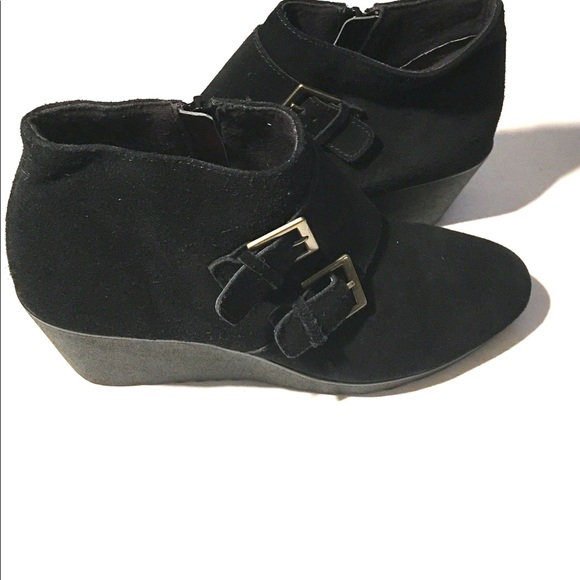 Munro | Suede Bootie Double Monk Buckle - Picture 4 of 8